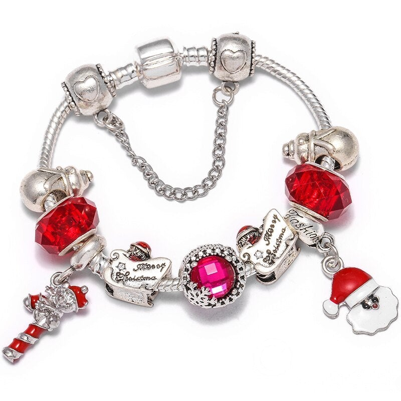 Christmas-themed bracelet