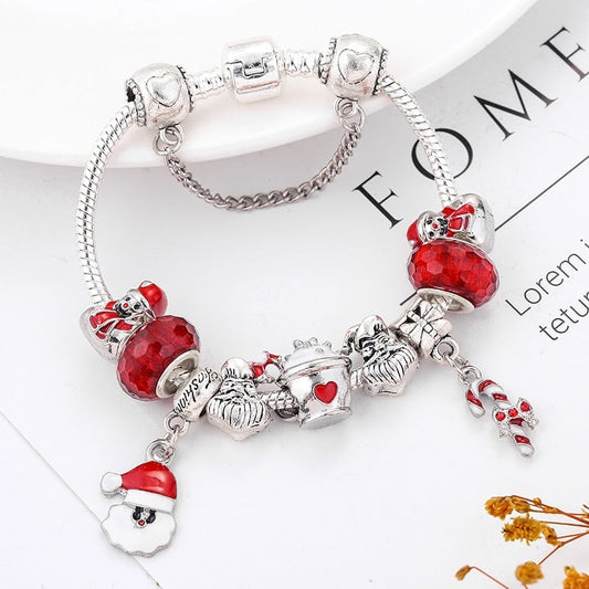 Christmas-themed bracelet