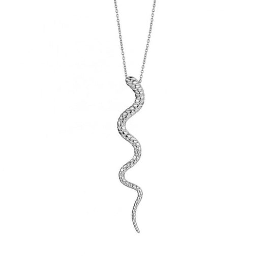 Amazonian Serpent Pendant in Sterling Silver