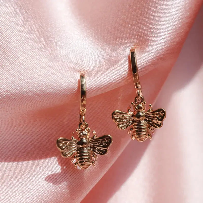 Golden Bee Earrings