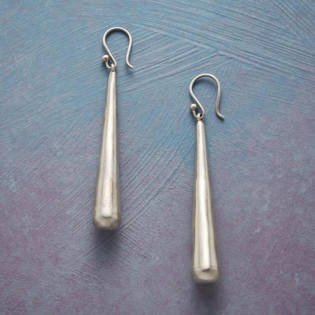Silver Bar Earrings "Boho