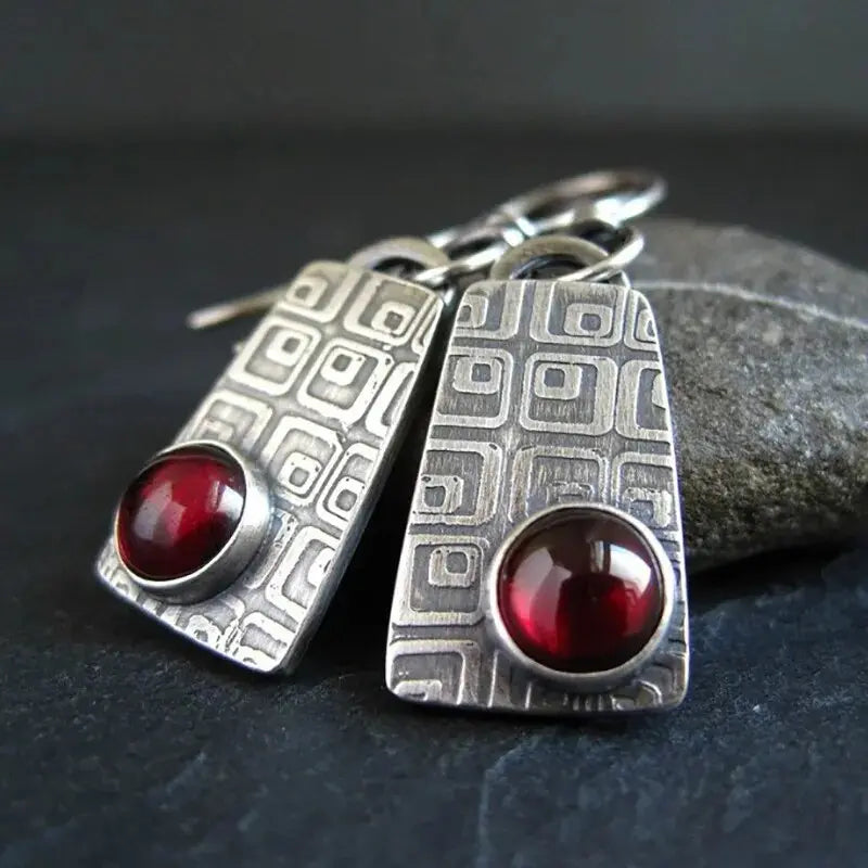 Red Vintage Earrings