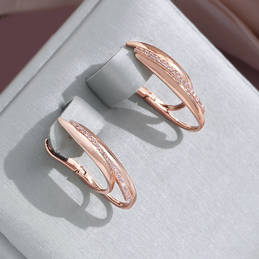 Elegant Light Gold Earrings