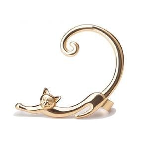 Cat Earrings in Full Ear Shape